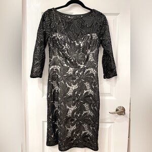 Sue Wong fitted sequin dress